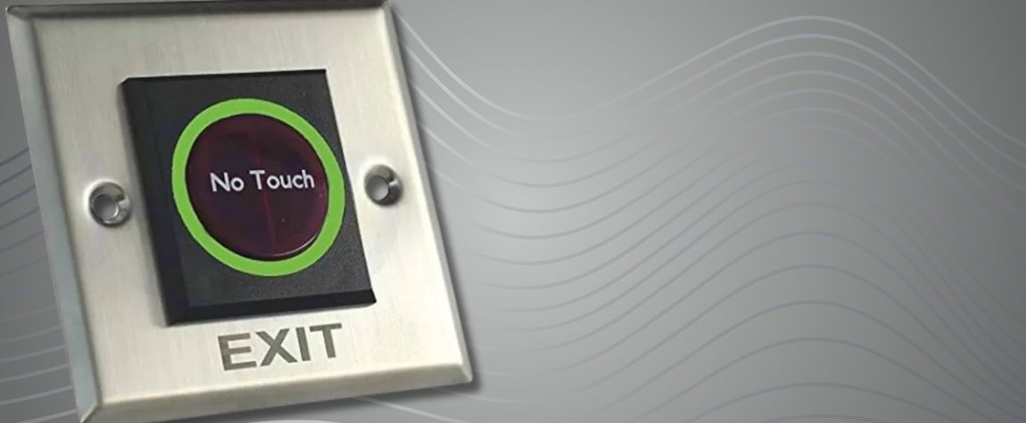 Hands-free access control system for touchless entry.